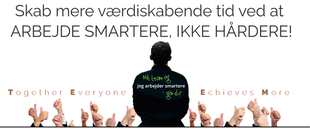 team-work, fight-work, Seminar, indl&aelig;g, temam&oslash;de, tidsforbrug, plustid, minustid, v&aelig;rdifuld