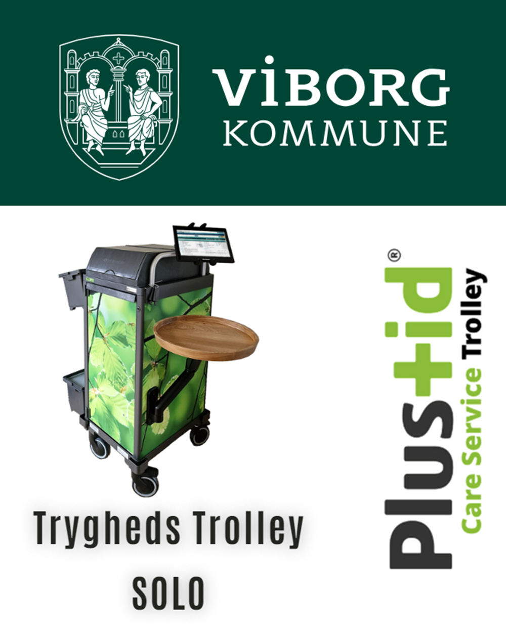 M&oslash;bler til opbevaring p&aring; plejehjem, CareServiceTrolley, plustuid forbedringstavler