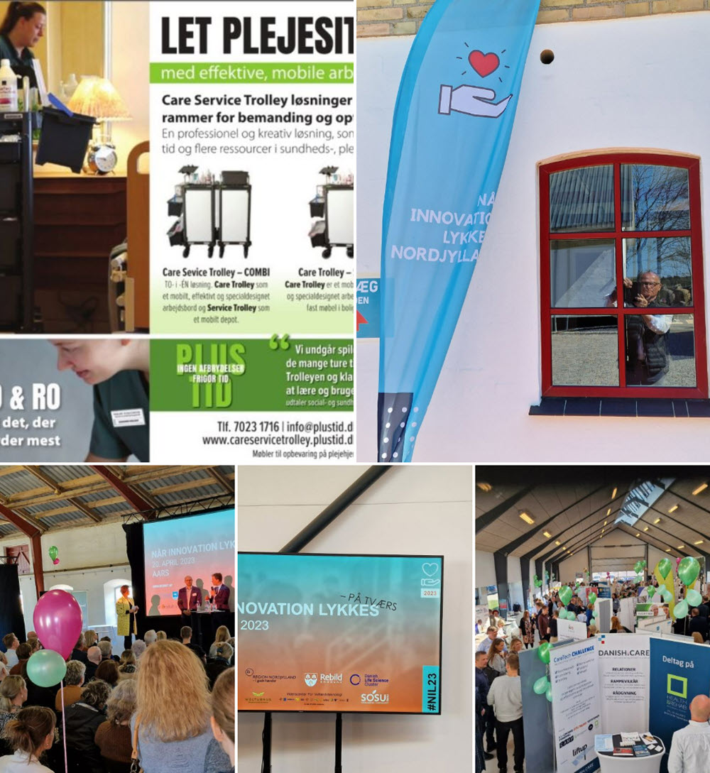 M&oslash;bler til opbevaring p&aring; plejehjem, CareServiceTrolley, plustuid forbedringstavler